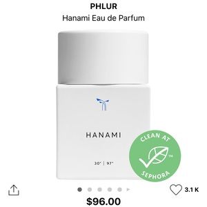 Hanami Phlur 1.7oz Brand New In Packaging Sealed